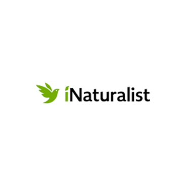 The logo for iNaturalist features a stylized icon of a green bird and text reading iNaturalist.